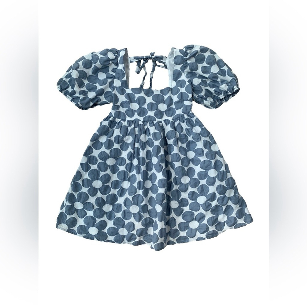 Altar’d State Size Extra Small XS Floral Babydoll Puff Sleeve Open Back Dress